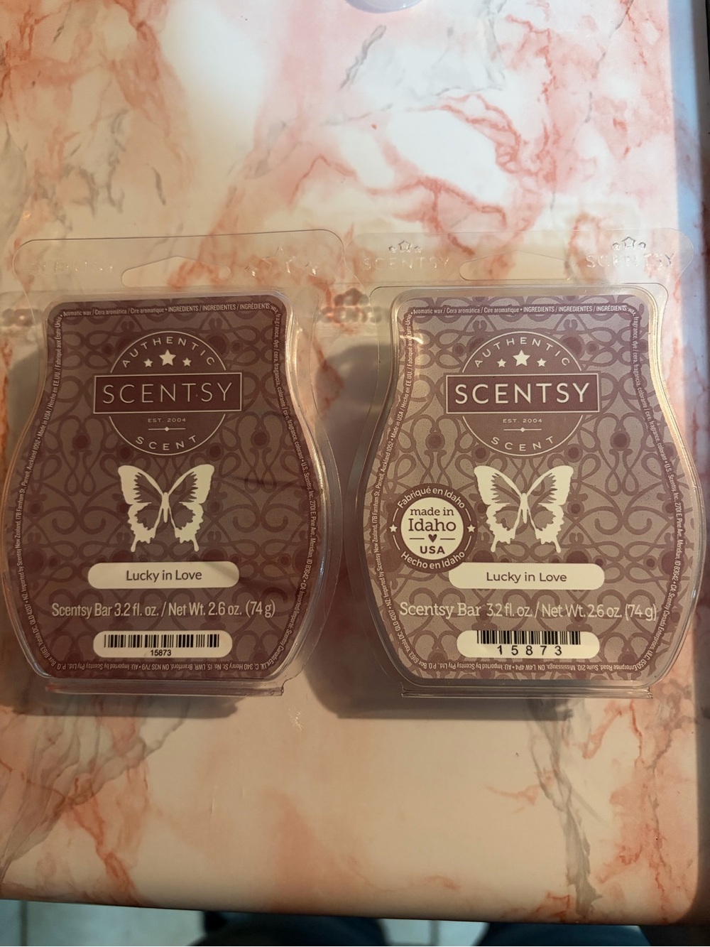 Scentsy Lucky in Love Wax Bar Bundle – 2 Full Bars